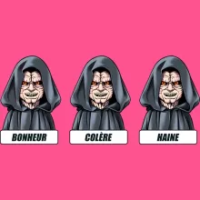 Débardeur Enfant Fille Darth Sidious « L'Empereur de l'Acting... » – Parodie Star Wars