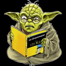 Coque Téléphone Portable Yoda « En grammaire, un zéro, il est... » – Parodie Star Wars