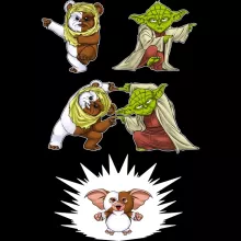 Coque Téléphone Portable Yoda « Fusion !! YAHA !! » – Parodie Star Wars