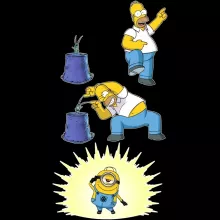 Simpsons Fodral för smarttelefoner “Simpsons och Minionerna” – Parodi Minionerna