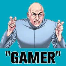 Maglietta Dottor Male “Gamer...” – Parodia dei Austin Powers