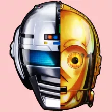 Body bebè (bimba) C-3PO “C-3PO e Space Sheriff Gavan” – Parodia dei Star Wars