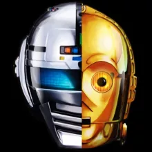 C-3PO Mädchen Kinder T-Shirt “C-3PO und X-Or” – Parodie auf Star Wars