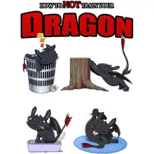 Toothless Mug – How to train your Dragon parody