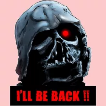 Body de bebé (Chica) Darth Vader “Darth Vader y Terminator” – Parodia de Star Wars