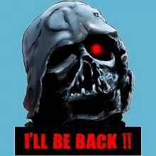 Darth Vader X Terminator Baby Bodysuit – Star Wars parody