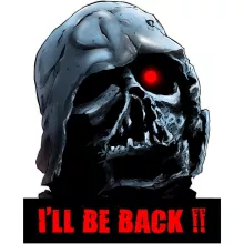 Body bébé Dark Vador X Terminator « I'll Be Back ! » – Parodie Star Wars