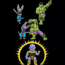 Thanos Long Sleeve Top “The Incredible God of Destruction” – The Incredible Hulk parody