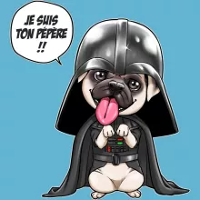Body bébé Dark Vadog « Je suis ton pépère... !! » – Parodie Star Wars