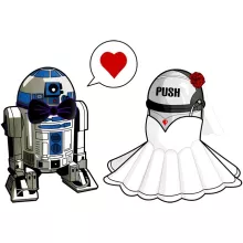 totebag R2-D2 – Parodia de Star Wars