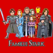 Casquette Eddard « La Famille Stark au complet ! » – Parodie Iron Man