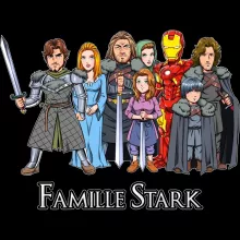 Pull Eddard « La Famille Stark au complet ! » – Parodie Iron Man