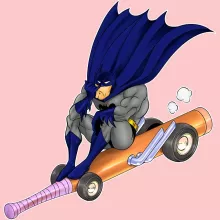 T-shirt Femme « La nouvelle Batte-Mobile !! » – Parodie Batman