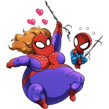 totebag “Hombre Araña y Mujer Araña” – Parodia de Hombre Araña