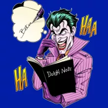 Der Joker Kinder Kappe “Der Joker und das Death Note” – Parodie auf Death Note