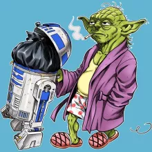 Body bebè R2-D2 “R2-D2 e Yoda” – Parodia dei Star Wars