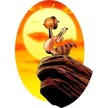Body bebè Il Re “Il Re leone e Scrat” – Parodia dei L'era glaciale