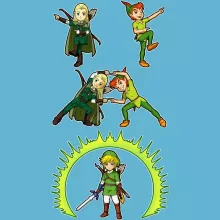 Fatinho Link “Link e Legolas” – Zelda de parodia