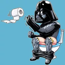 Body de bebé Anakin Skywalker “Anakin Skywalker aka Darth Vader” – Parodia de Star Wars