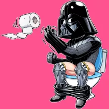 Camiseta Niña sin mangas Anakin Skywalker “Anakin Skywalker aka Darth Vader” – Parodia de Star Wars