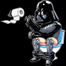 Anakin Skywalker Baby T-shirts “Anakin Skywalker aka Darth Vader” – Parodi Stjärnornas krig