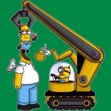 Kinderen Zomerpetten “Minions en Homer Simpson” – Minions parodie