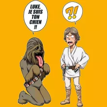 Casquette Luke Skywalker « Luke, je suis ton chien (Epoque 1ère Trilogie) » – Parodie Star Wars