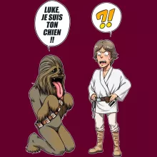 Casquette Luke Skywalker « Luke, je suis ton chien (Epoque 1ère Trilogie) » – Parodie Star Wars
