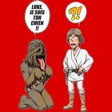 Casquette Luke Skywalker « Luke, je suis ton chien (Epoque 1ère Trilogie) » – Parodie Star Wars