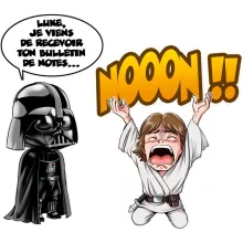Casquette Enfant Luke Skywalker « Luke Life Episode I : Un père qui craint » – Parodie Star Wars