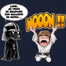 Sweat-Shirt à capuche Luke Skywalker « Luke Life Episode I : Un père qui craint » – Parodie Star Wars