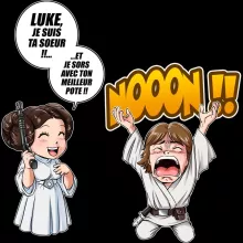 Sac à bandoulière Luke « Luke Life Episode II : Une soeur indigne » – Parodie Star Wars
