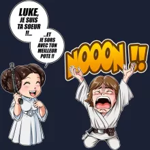 Sweat-Shirt à capuche Luke « Luke Life Episode II : Une soeur indigne » – Parodie Star Wars