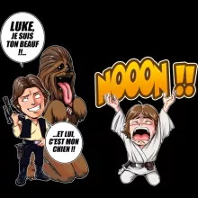 Pull Luke Skywalker « Luke Life Episode III : Un beauf carrément beauf » – Parodie Star Wars
