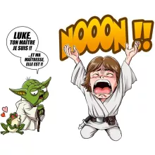 Casquette Enfant Yoda « Luke Life Episode IV : le Maître... » – Parodie Star Wars