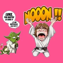 Débardeur Enfant Fille Yoda « Luke Life Episode IV : le Maître... » – Parodie Star Wars
