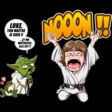 Sweat à capuche Yoda « Luke Life Episode IV : le Maître... » – Parodie Star Wars
