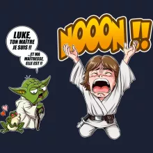 Sweat-Shirt à capuche Yoda « Luke Life Episode IV : le Maître... » – Parodie Star Wars
