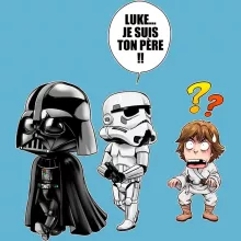 Body bébé Dark Vador « Luke...Je suis ton père !! » – Parodie Star Wars