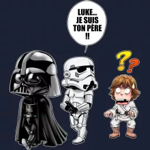 Sweat-Shirt à capuche Dark Vador « Luke...Je suis ton père !! » – Parodie Star Wars