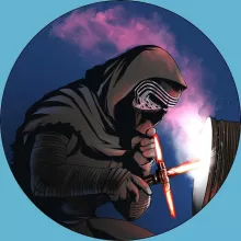 Kylo Ren Baby Strampler – Parodie auf Star Wars