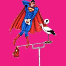 Linne för kvinnor “Man of Steel” – Parodi Stålmannen
