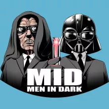 Fatinho Darth Vader “Darth Vader e Palpatine X MIB: Homens de Negro” – Guerra das Estrelas de parodia