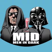 Darth Vader Body baby “Darth Vader och Darth Sidious X Men in Black” – Parodi Stjärnornas krig