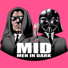 Darth Vader Mädchen Kinder Tank top “Darth Vader und Darth Sidious X Men In Black” – Parodie auf Star Wars