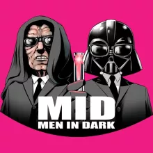 Darth Vader Women's Tank Top “Darth Vader and Darth Sidious X Men In Black” – Star Wars parody