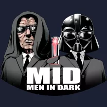 Camisola com capuz Darth Vader “Darth Vader e Palpatine X MIB: Homens de Negro” – Guerra das Estrelas de parodia
