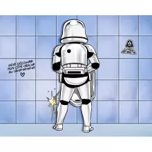 Body bebè senza maniche Stromtrooper – Parodia dei Star Wars
