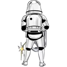Imperial Stormtrooper Kid Cap – Star Wars parody