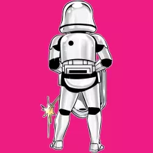 Imperial Stormtrooper Women T-shirt – Star Wars parody